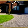 Paver driveway, Blaine, MN – Interlock pavers, Holland series, herringbone pattern